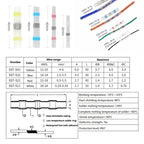 10/30/50PCS Waterproof welding heat shrinkable wire connector soldering sleeve wire terminal kit marine insulation