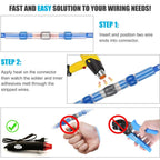 300W Air Dryer Hot Air Gun EU AU US Hair Dryer for Soldering Thermal Blower Shrink Wrapping Tools with 300PCS Wire Connectors