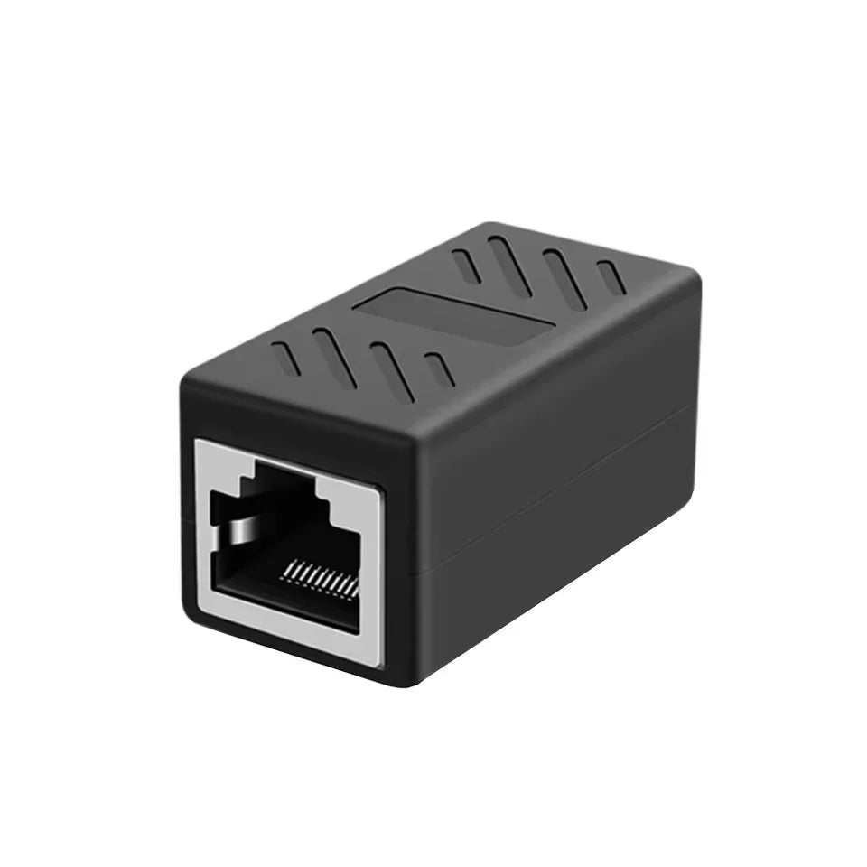 RJ45 Splitter 1 to 2 Ethernet Adapter Internet Network Cable Extender RJ45 Connector Coupler for PC TV Box Router High Quality
