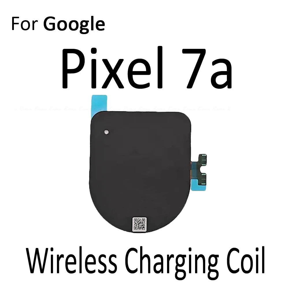 Wireless Charging Chip NFC Coil Parts For Google Pixel 6 7 8 9 Pro XL 6a 7a 8a Charger Panel Sticker Flex Cable