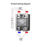 D48 Series SSR Single Phase Solid State Relay DC-AC AC-AC Control Zero Crossing AC Relay Industrial Electronic Switching Module