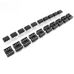 NE555 NE555P IC 555 & 8 Pin DIP Timer Programming Oscillator Chip Sockets Kit 1/5set