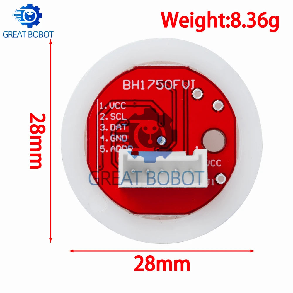 BS Intelligent electronic BH1750 BH1750FVI Chip Light Intensity Light Module Light ball for Arduino