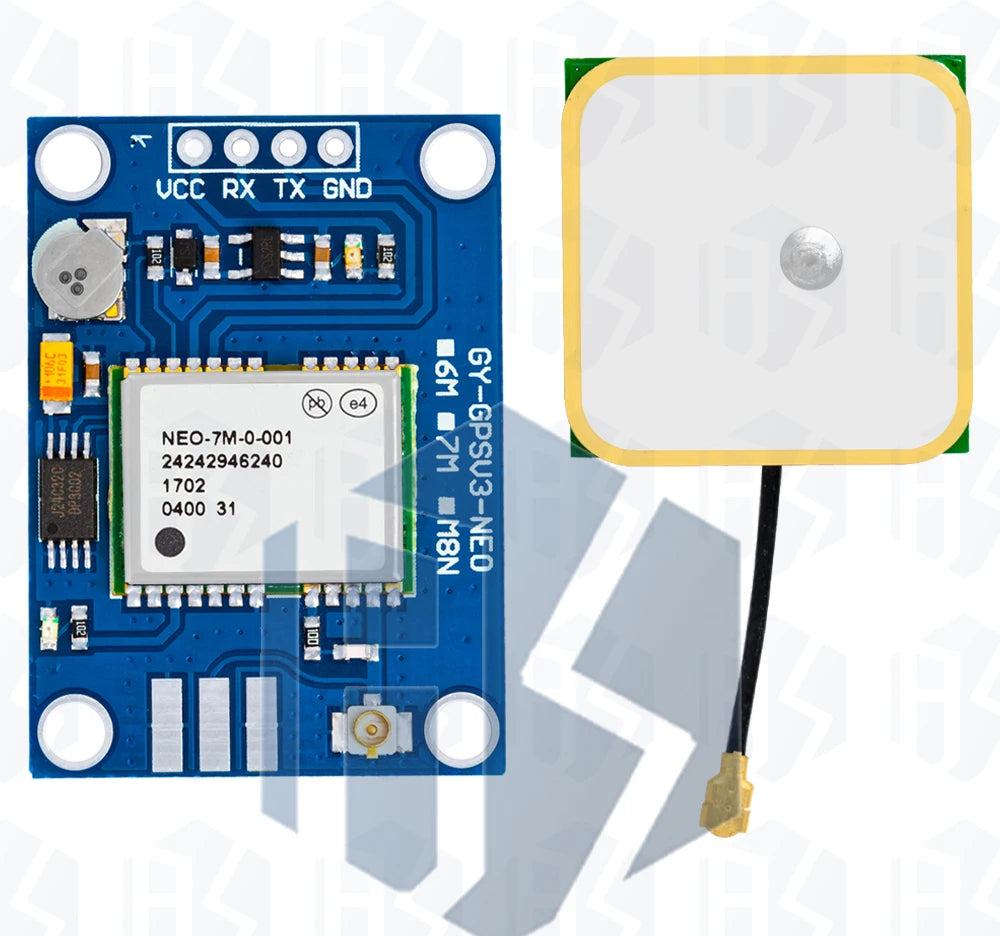 NEO-M8N/NEO-6M GPS Module (GY-GPSV3): Compatible with APM 1.65/2.56, Pixhawk V2.4.5 & MWC Controllers – 3.6V Operating Voltage