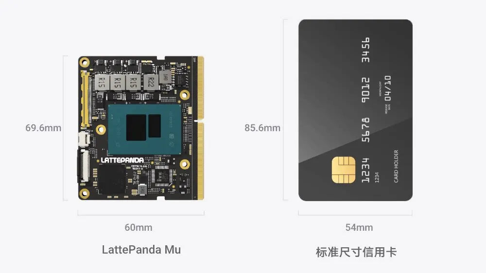 LattePanda Mu Latte Panda Micro x86 Computing Module N100 Processor 16G Memory 64G Storage