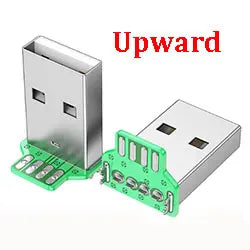 MICRO MINI 5P Type-C USB To Dip PCB Converter Adapter 90 Degree Right Angle Breakout Board Repair Welding Socket Connector Port