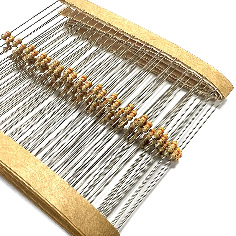 100PCS 1/8W Carbon Film Resistor 5% 0R-1M 1R8 18R 180R 1K8 18K 180K 1.8 18 180 R K Ohm 0.125W 1.8R 18R 180R