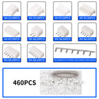YICHENG 2.54mm Dupont Connector Kit with Ratcheting Wire Crimping Tool,Male Female Pins, Headers & Ribbon Cable