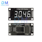 TM1637 LED Display Module For Arduino 0.36 Inch 7 Segment 4 Bits Clock RED Anode Digital Tube Four Serial Driver Board Pack