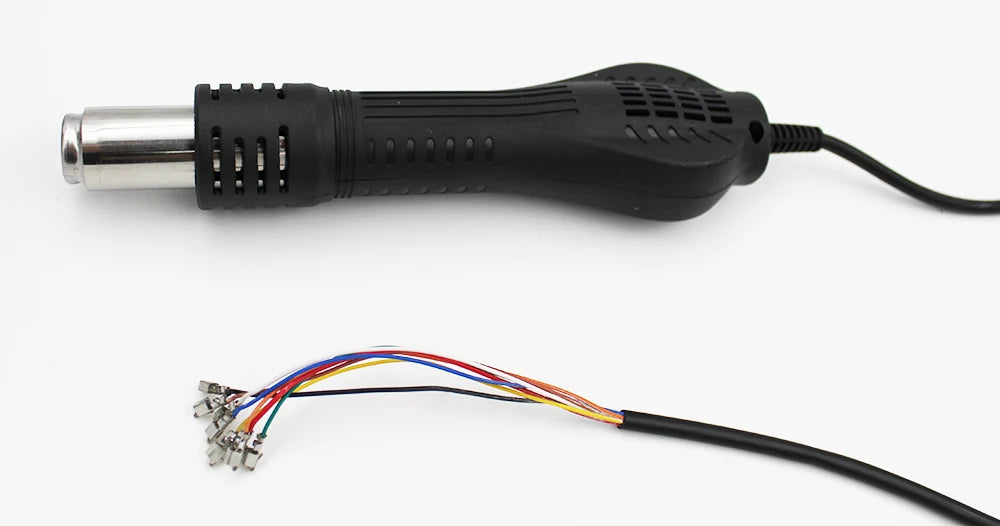 JCD Hot Air Gun Desoldering Hot Air Gun Handle Soldering Iron is Suitable for 858D 868D 8898 Rework Solder Repair Station