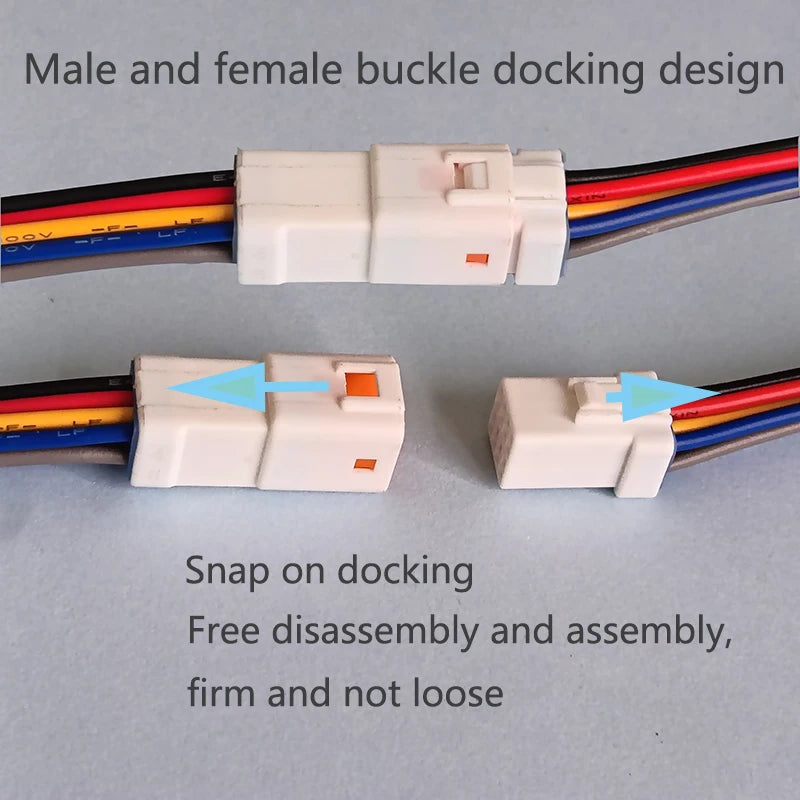 1Pair 2P 3P 4P 6P 8P For JST Plug Car Waterproof Cable Connector Male Female Pair Connector 04r/06t/02r JWPF Wiring Terminal