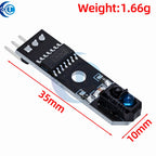 1 Channel TCRT5000 IR Photoelectric Switch Barrier Line Track Module Infrared Obstacle Avoidance Sensor For Arduino DIY