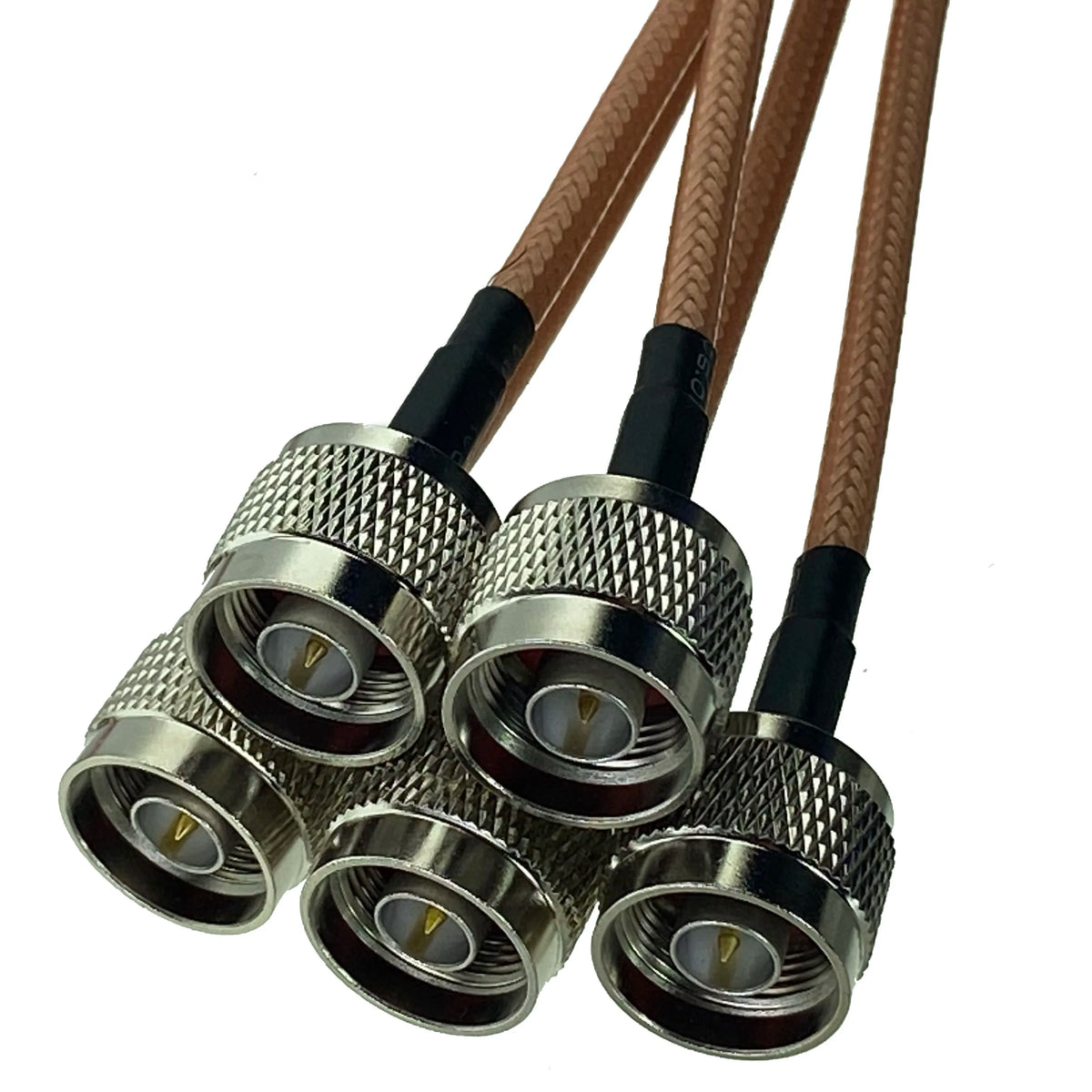 RG400 Double N Male Plug to N Male Plug Crimp Connector RF Pigtail Coax Jumper Cable Wire terminals 6inch~10FT