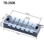 Terminal Block Connector Dual Row Terminal Block With Screws Strip Block Terminal Electric Connector Strip Electrical
