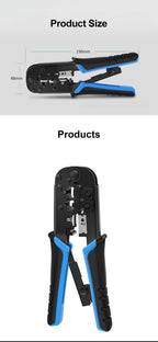 RJ45 Crimper RJ11  Tool Ethernet Network LAN Cable  Cutter Stripper Plier for 6P 8P RJ11 RJ12 Network Plier