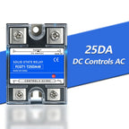 SSR Solid State Relay 10A 25A 40A 60A 80A 100A 120A Single Phase Control Relay DC TO AC DC TO DC AC TO AC