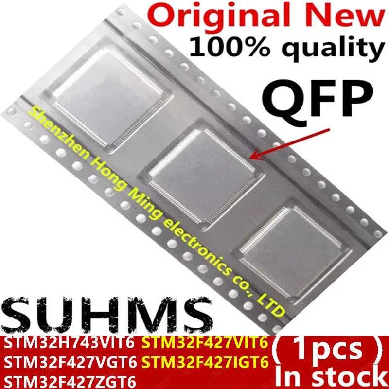 (1piece)100% New STM32H743VIT6 STM32F427VGT6 STM32F427VIT6 STM32F427ZGT6 STM32F427IGT6 STM32H743 VIT6 QFP