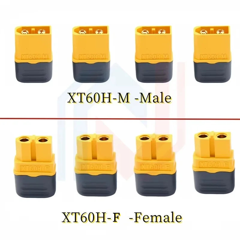 XT60H (XT60 Uograde) Male Female Bullet Connectors Plugs for RC Lipo Battery Rc Drone Airplane Accessories XT60 Connector