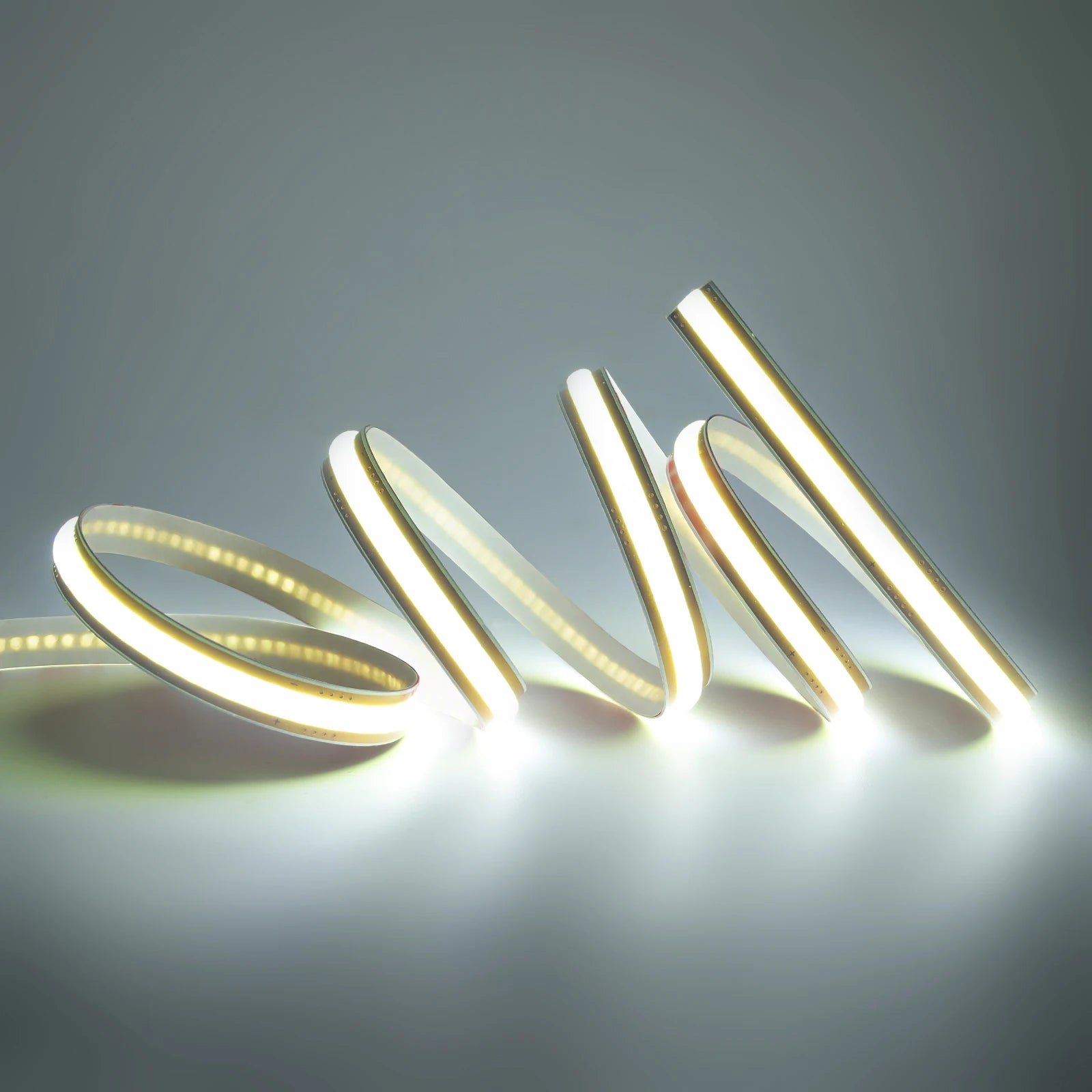 5mm 8mm PCB COB LED Light Strip Free Cut 12V 24V With 2PIN Wire DC Plug 400LEDs/m 3000k 4000k 6000k Flex Lamp 0.5m 1m 5m 10m 20m