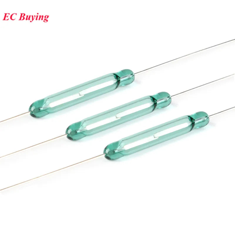 100Pcs/1pc Reed Switch Sensor 4x28mm Normally Open Sensor NO 4*28mm Magnetic Switches DIY Electronic