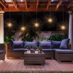 Solar Firework Lights Outdoor  - 90/150/200 LEDs, 8 Modes, Copper Wire Hanging Fairy Lights For Yard, Patio, Tent,Party,Xmas