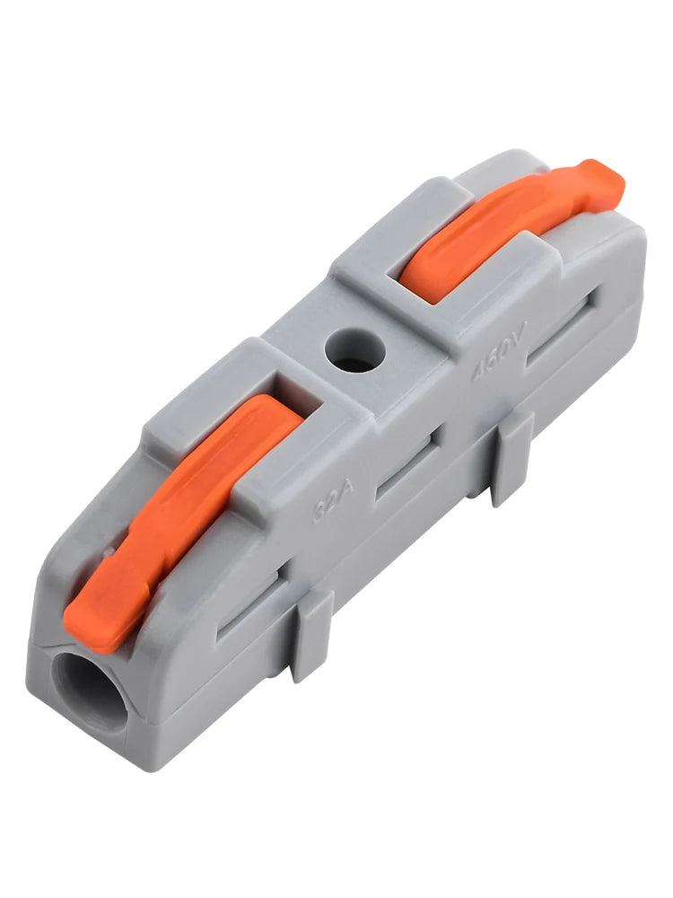 10/20/50pcs Universal Lever Wire Connector Electrical Compact Splicing 1 to 1 Inline Assemblable Terminals Quick Connection