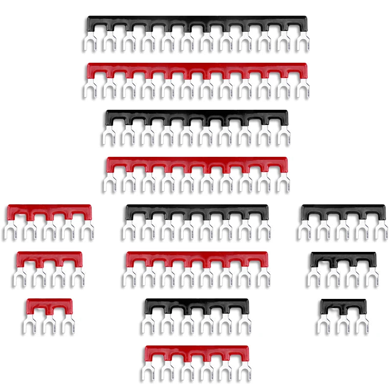 1pcs 15A 600V Dual Row Strip Screw Terminal Block With 2pcs Terminal Strip Short Piece TB Connector 3 4 5 6 8 10 12 Position