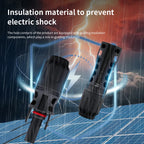 TOMZN 2 Sets of PV Solar Connectors 1000V 1500V 32A 45A Panel Branch PV Photovoltaic Wire/Board Terminal Box Inverter IP67 10LOT