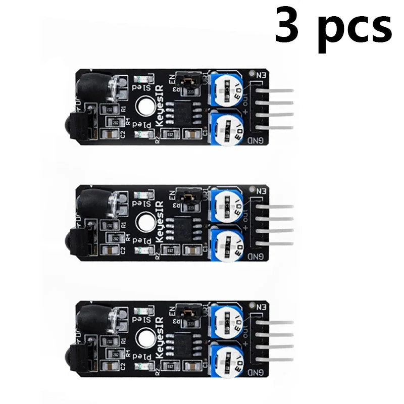 KY-032 IR Sensor Module 4-Wire Obstacle Avoidance Adjustable 2-40cm for Arduino Robot Car Line Follower DIY Electronics Project