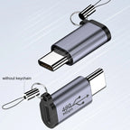 Usb Type C to Mini USB MicroUSB Adapter Micro USB to TypeC Mini USB Converter Connector Support Charge Data Sync 480Mbps 18W
