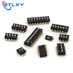 5pcs Slide Type Switch Module 1 2 3 4 5 7 8 10PIN /1.27/2.54mm Position Way SMD/DIP Pitch Toggle Switch Snap Switch Dial Switch