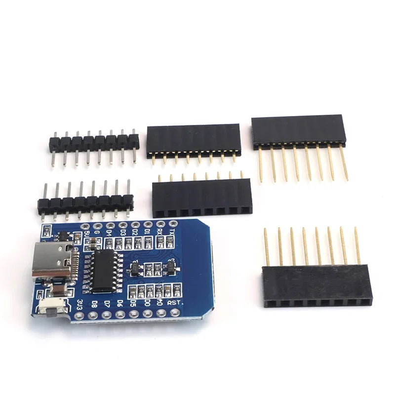 Original D1 Mini ESP8266 NodeMcu Board Type-C USB with ESP-12F 4MB Flash for Arduino IDE & IoT Project