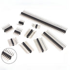 10pcs 2.54mm Double Row Right Angle RA SMT Horizontal SMD/SMT 2X3/4/5/6/7/8/10/20/40P PCB Surface Mount PH8.5 Male Female Header