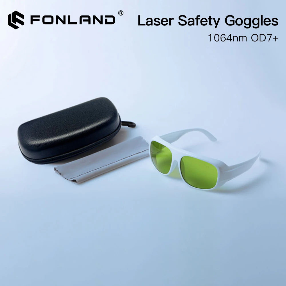 Fonland 1064nm Laser Safety Goggles Protective Glasses Shield Protection Eyewear LPYHP2 800nm-1100nm For YAG DPSS Fiber Laser