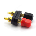 Banana Plugs Couple Terminals Red Black Connector Amplifier Terminal Binding Post Banana Speaker Plug Jack M20