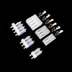 5 Sets 3.96mm CH3.96 Connector Kit (2/3/4/5/6/7/8/9/10P) - Straight & Bent Pin Headers, Sockets, Plugs & Terminals Included