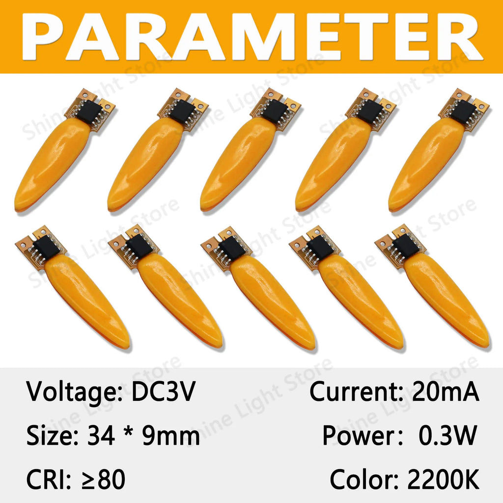 LED Flash Flame Candle Edison Light Bulb 3V LED Light 2-Mode Diode Birthday Party Decoration Light Bulb Accessories 1800K