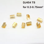 100/200/500/Pcs  U-Shaped Copper Wire Crimps H62 Brass Wire Buckle  Fascia Butt Terminal Quick Connect 454TABC 452 453 0.2-10mm2