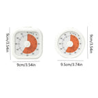 60 Minute Visual Timer Self Discipline Silent Operation Countdown Alarm Clock Square / Round Design Visualization