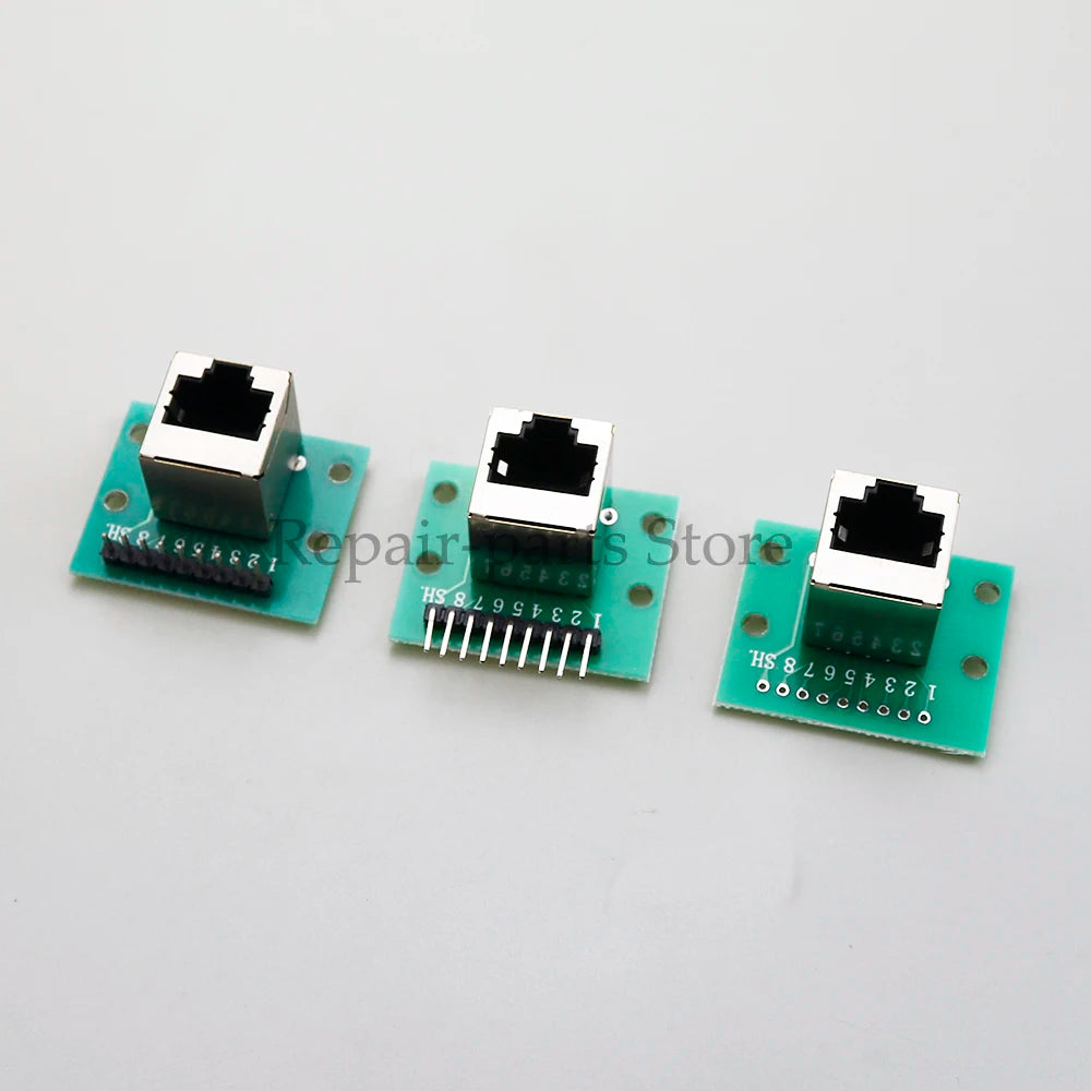 1 Piece RJ45 Adapter Board To XH2.54 Modular Ethernet Connector Adapter Network Interface + Breakout Board + Pin Header