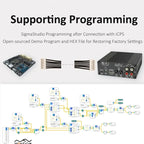 ADAU1701 2.1 4.0 DSP Digital Signal Processing Preamp 2-in 4-out Tone Board Digital Crossover Adjustment With Sigmastudio