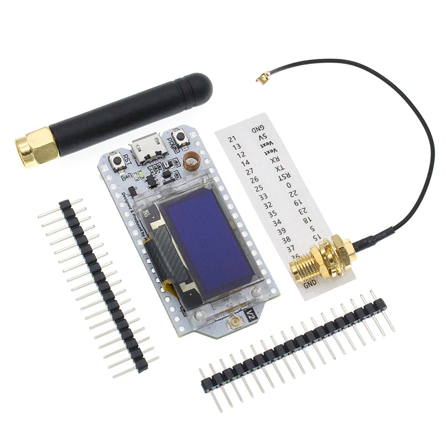 SX1276 ESP32 LoRa 868MHz 915MHz  0.96 Inch Blue OLED Display Bluetooth WIFI Kit 32 Development Board