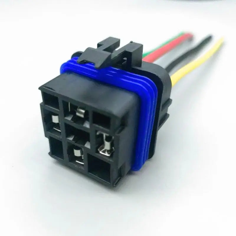 5 sets  Car Auto Automobile Relay Sealed Waterproof Integrated Wired DC12V/24V 40A 5Pin 4pin Auto Relay + Holder