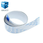 GREATZT 15 Pin Ribbon Flex CSI Cable with 10cm 20cm 30cm 40cm 50cm 60cm Length for Raspberry Pi 3 Model B+ / 3 / 2 Camera