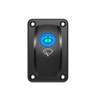 WINDSHIELD WIPER Rocker Switch DPDT 3 Position 2 In 1 Window Washer Switch 12V 20A Waterproof for CARS BOAT BUS RV SUV ATV UTV
