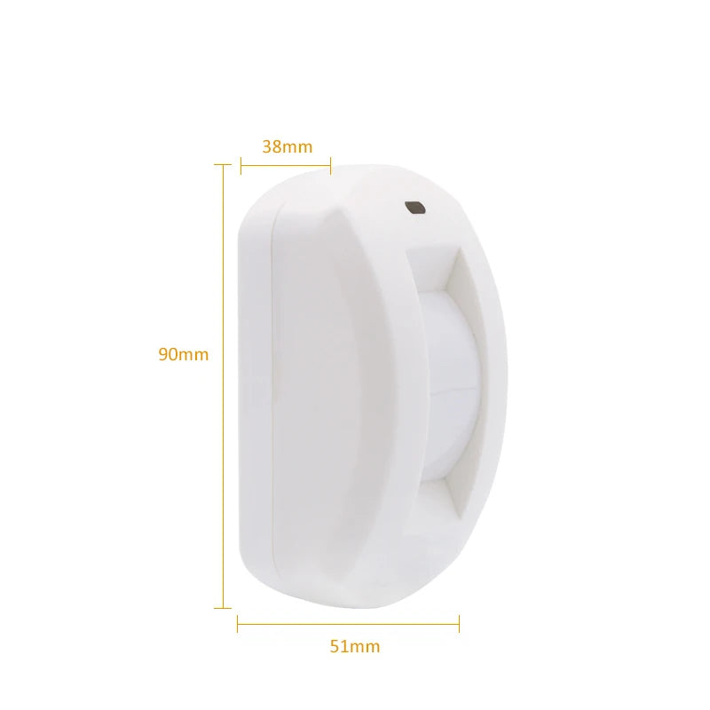 Professional Indoor DC12V Wired Curtain Motion Sensor - PIR Sensor for Home Security, Anti-tamper,  9m×1.2m  10° Detection