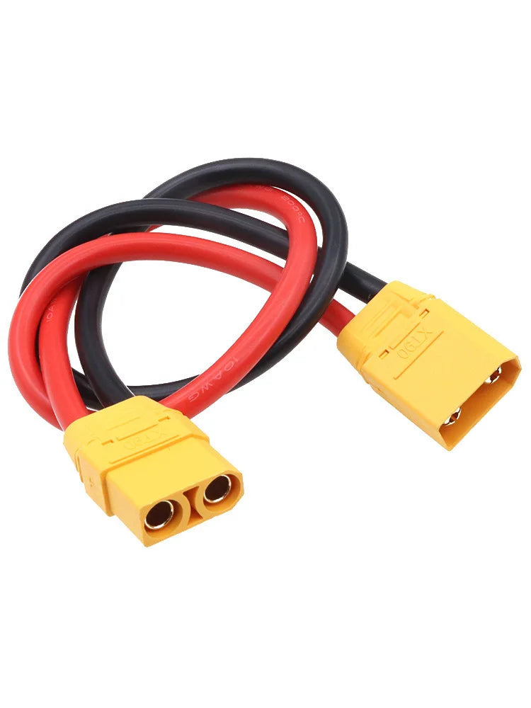Male To Female XT90 Deans T XT60 Plug XT60/T Adapter 14AWG 20CM Extension Cable Leads Adapte For RC Lipo Battery 1PCS