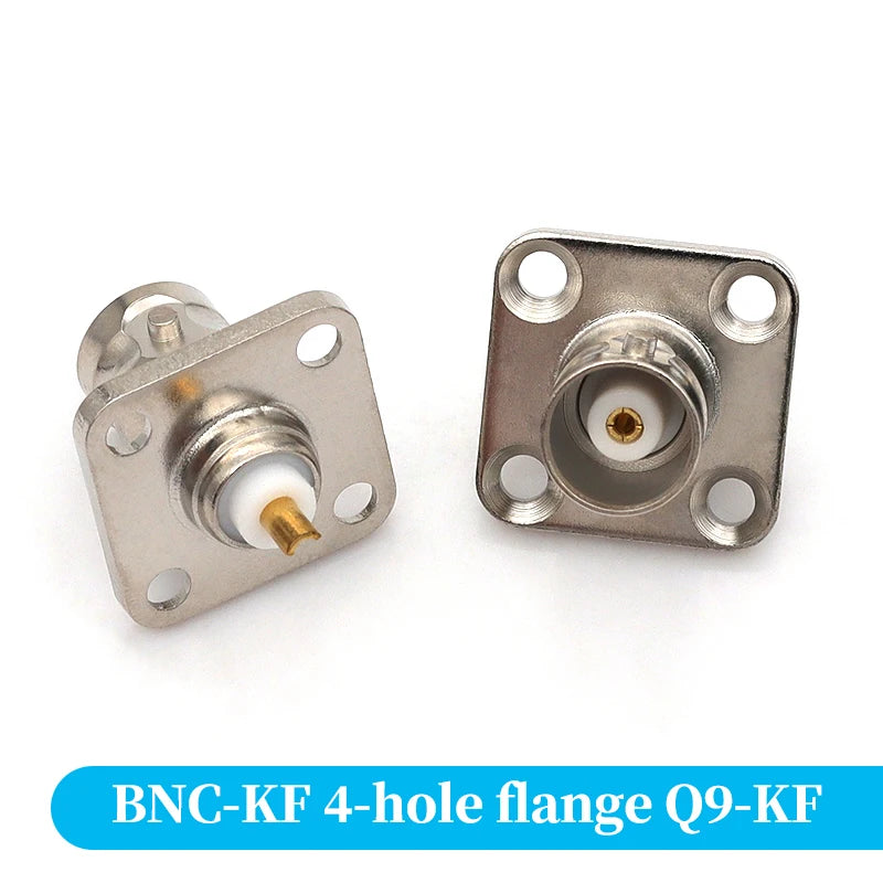 Stlxy 1PCS BNC Female Socket Solder Connector Chassis Panel Mount Coaxial Cable For Welding Machine Parts 50 ohm Q9 BNC-50KY