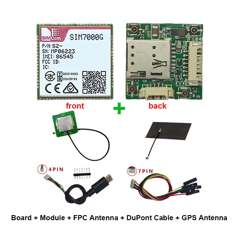 SIMcom SIM7000G mini Core Board Development Board LPWA Module GSM+NBIOT+CATM Module Modem Global Band SIM7000