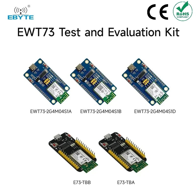 EBYTE E73-2G4M04S1A/B/D Series BLE Wireless Module Micro-size Long Range Low Power Consumption Dual Antenna PCB